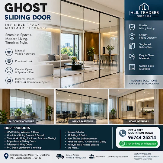 Upgrade Your Space with a Premium Ghost Sliding Door!